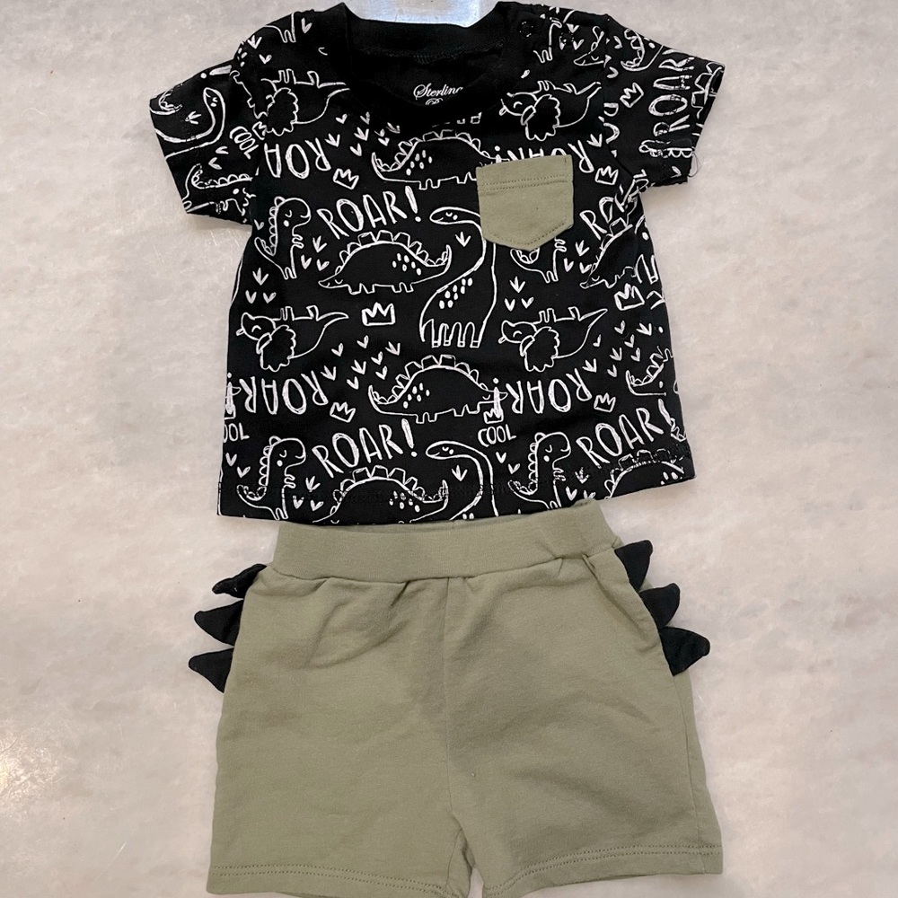 Sterling baby T-shirt short set